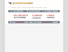 Tablet Screenshot of islington-plumber-n1.co.uk